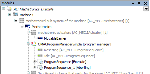 Application Composer Beispiel Mechatronics