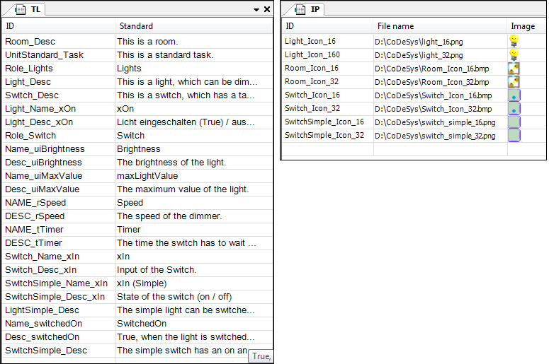 Text list and image pool