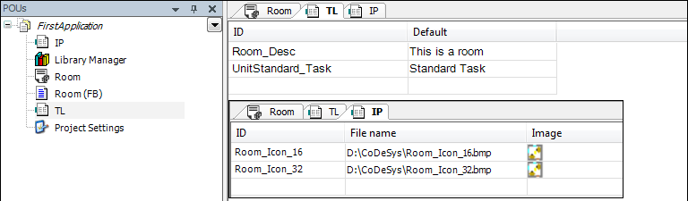 Creation of text list and image pool