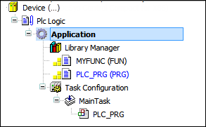 Application with safety-relevant PRGs